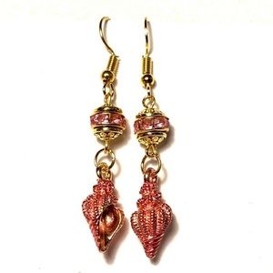 Pink Shell Earrings